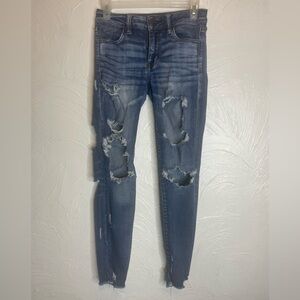 American Eagle Next Level Stretch Jegging Crop Sz 4